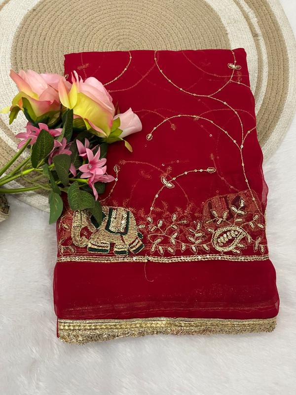 Vastrangan elephant wholesale saree surat